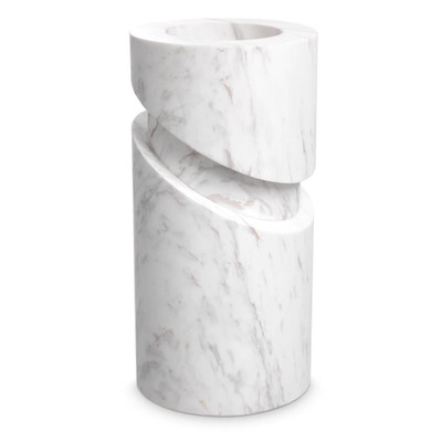 Eichholtz Angelica Object - Honed White Marble