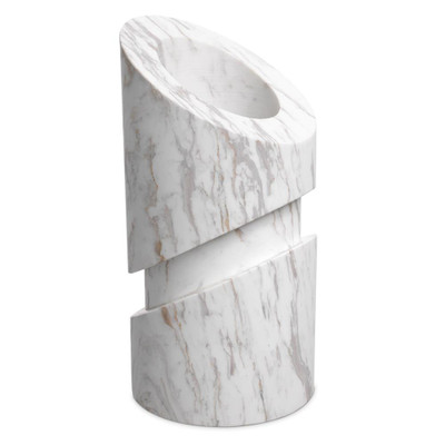 Eichholtz Megan Object - Honed White Marble