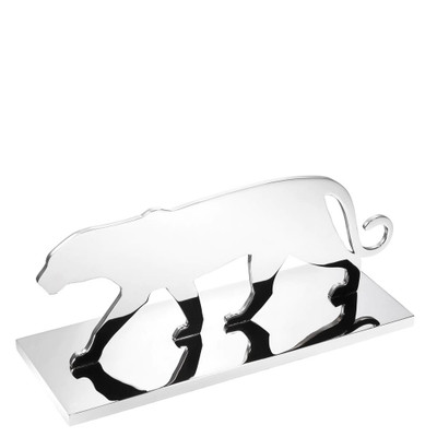 Eichholtz Panther Silhouette Object - Nickel