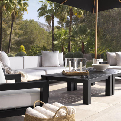 Eichholtz Vistamar Outdoor Coffee Table - Black