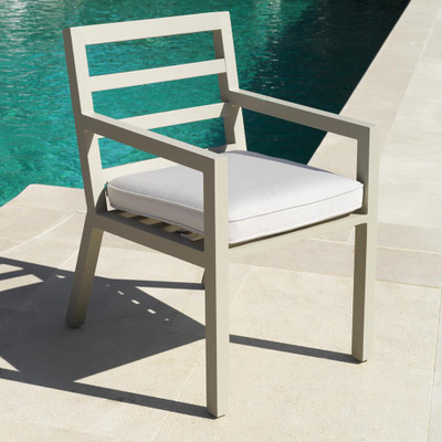 Eichholtz Delta Outdoor Dining Chair - Sand Sunbrella Canvas