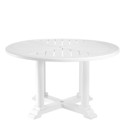 Eichholtz Bell Rive Outdoor Dining Chair - Round S White