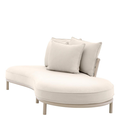 Eichholtz Laguno Outdoor Sofa - Left Sand Lewis Off-White/Grey