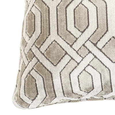 Eichholtz Trellis Pillow - Grey Velvet