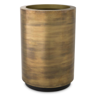 Eichholtz Jasper Planter - Round High Vintage Brass Round70 X H. 100 Cm