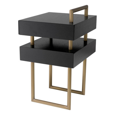 Eichholtz Bedini Side Table - Brushed Brass