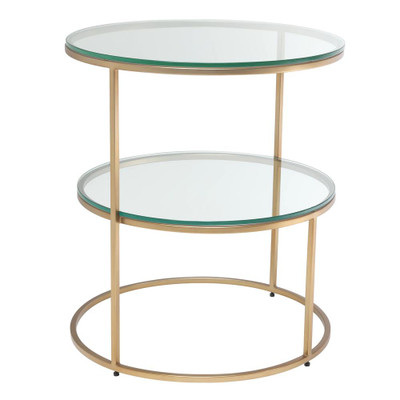 Eichholtz Circles Side Table - Brushed Brass