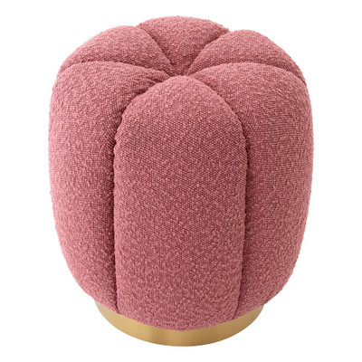 Eichholtz Orchanic Stool - Bouclé Rose