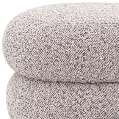 Eichholtz Tulum Stool - Bouclé Grey