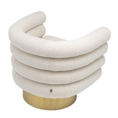 Eichholtz Maguire Swivel Chair - Bouclé Cream