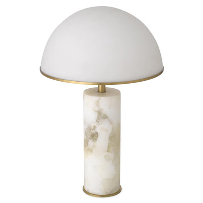 Eichholtz Vaneta Table Lamp - Antique Brass Alabaster