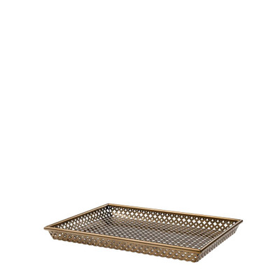 Eichholtz Sirenuse Tray - Rectangular S Antique Brass