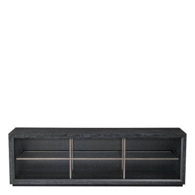 Eichholtz Hennessey TV Cabinet - S Charcoal Grey Oak Veneer