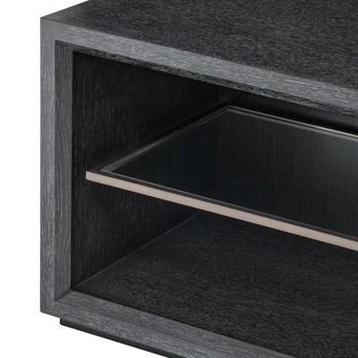 Eichholtz Hennessey TV Cabinet - S Charcoal Grey Oak Veneer