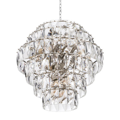 Eichholtz Amazone Chandelier - L Nickel