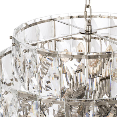 Eichholtz Amazone Chandelier - L Nickel