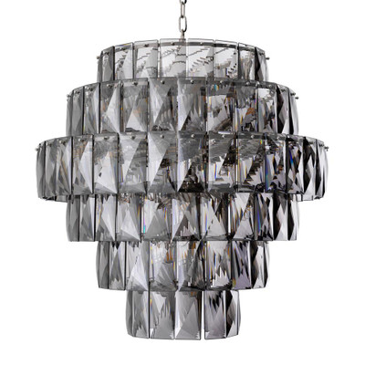 Eichholtz Amazone Chandelier - L Smoke Glass