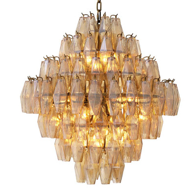 Eichholtz Benini Chandelier - L Antique Brass