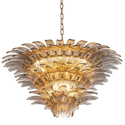 Eichholtz Italo Chandelier - Light Brushed Brass