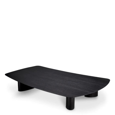 Eichholtz Bergman Coffee Table - Charcoal Grey Oak Veneer