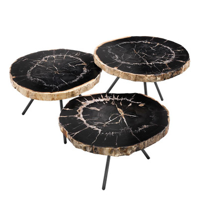 Eichholtz De Soto Coffee Table - Dark Range - Set Of 3