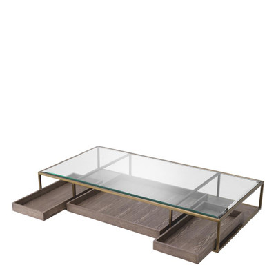 Eichholtz Roxton Coffee Table - Brushed Brass