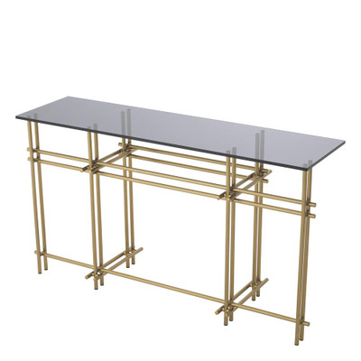 Eichholtz Quinn Console Table - Brushed Brass