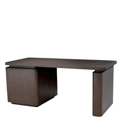 Eichholtz Modesto Desk - Mocha Oak Veneer
