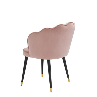 Eichholtz Bristol Dining Chair - Savona Nude Velvet