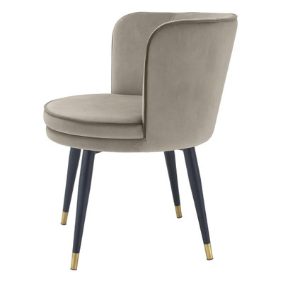 Eichholtz Grenada Dining Chair - Savona Greige Velvet