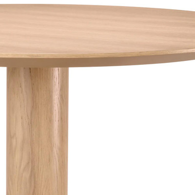 Eichholtz Astro Dining Table - Natural Oak Veneer Bronze