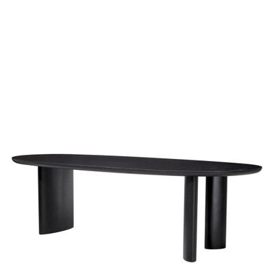 Eichholtz Lindner Dining Table - Black Veneer