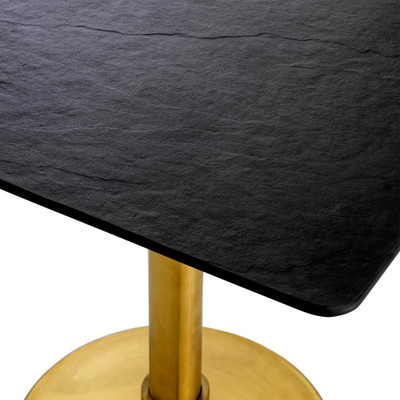 Eichholtz Terzo Dining Table - Square Brushed Brass