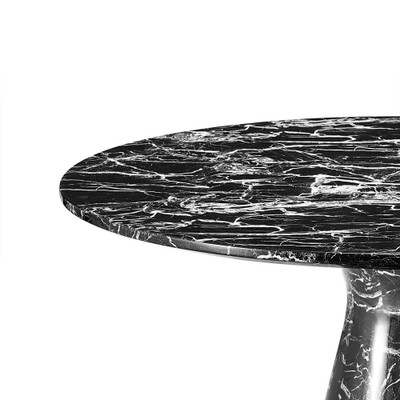 Eichholtz Turner Dining Table - Black Faux Marble