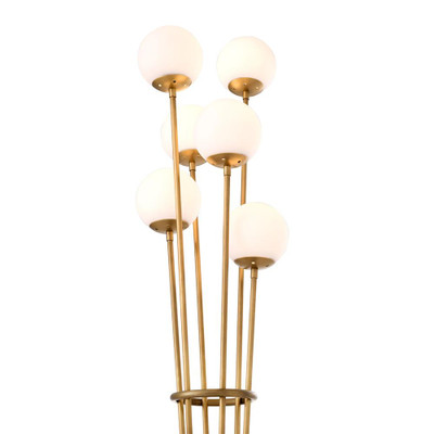 Eichholtz Tortora Floor Lamp - Antique Brass