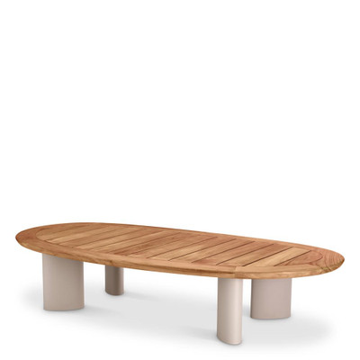 Eichholtz Free Form Outdoor Coffee Table - Natural Teak