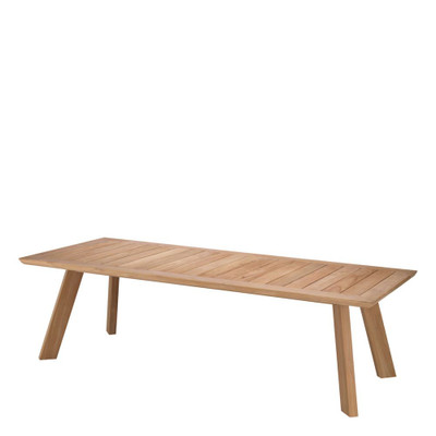 Eichholtz Merati Outdoor Dining Table - Natural Teak