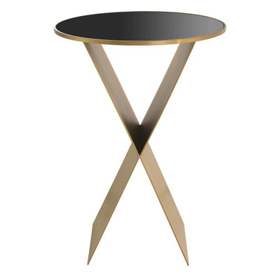 Eichholtz Fitch Side Table - L Brushed Brass Finish