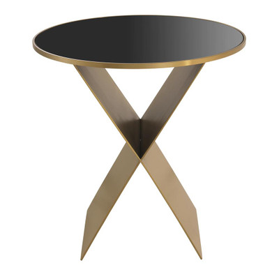 Eichholtz Fitch Side Table - S Brushed Brass Finish