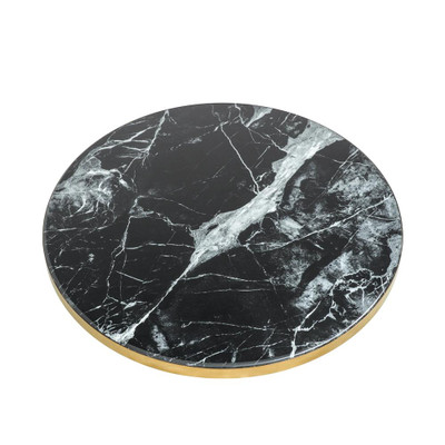 Eichholtz Parme Side Table - Black Faux Marble