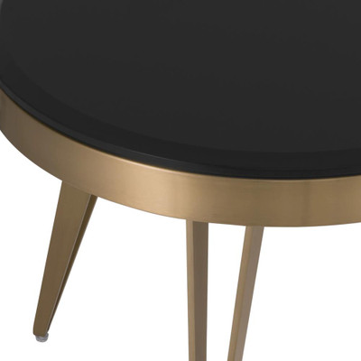 Eichholtz Rocco Side Table - Brushed Brass Finish