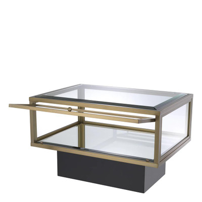 Eichholtz Ryan Side Table - Brushed Brass Finish