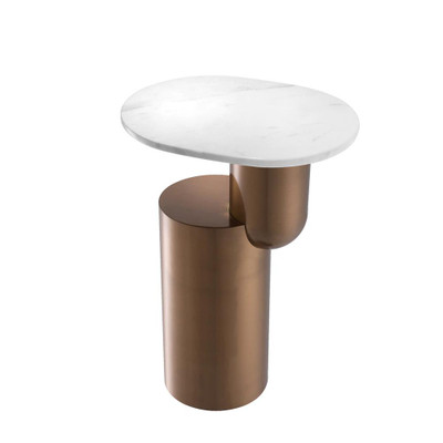 Eichholtz Tosca Side Table - Brushed Copper Finish