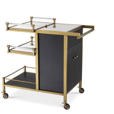 Eichholtz Eiffel Trolley - Brushed Brass