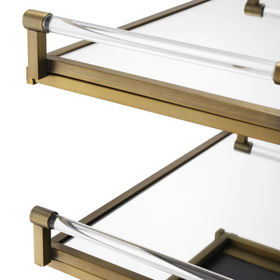 Eichholtz Eiffel Trolley - Brushed Brass