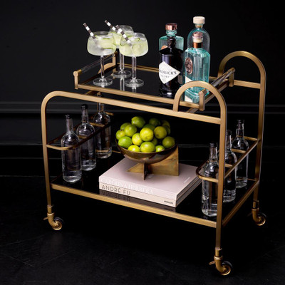 Eichholtz Montreuil Trolley - Brushed Brass