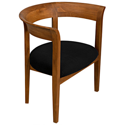 Noir Webster Club Chair - Teak