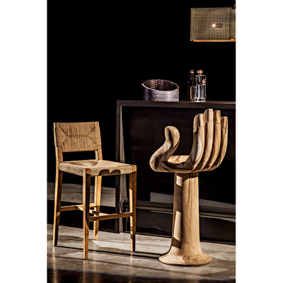 Noir Bran Counter Stool