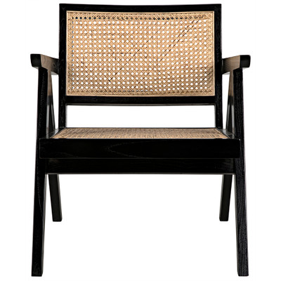 Noir James Relax Chair - Charcoal Black