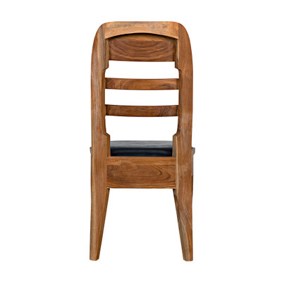 Noir Laila Chair - Teak With Leather